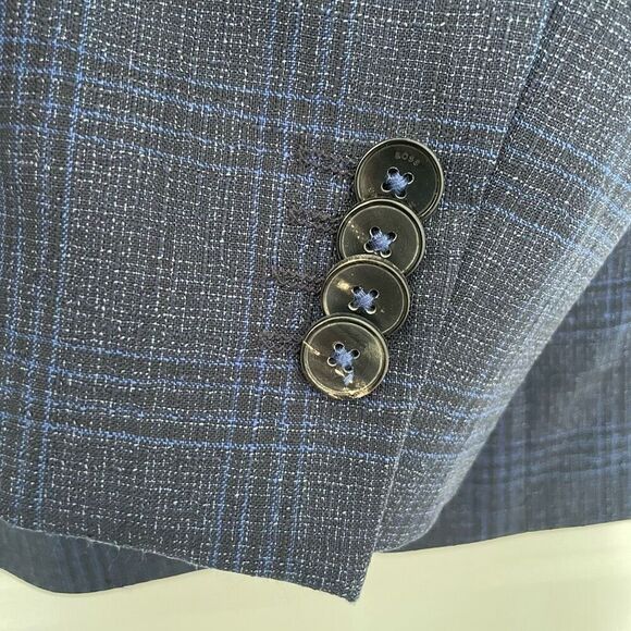 Boss by Hugo Boss Men's Novan 6 Ben 2 Slim-Fit Blazer Size US 44L - Picture 4 of 9